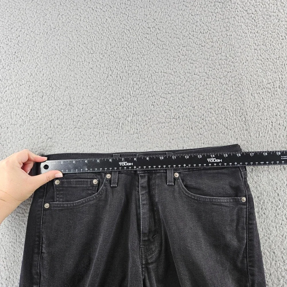 Levis Jeans Men 32x30 Black Denim Athletic Tapered Leg Relaxed Fit Stretch Denim